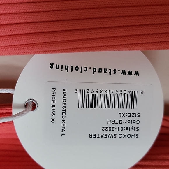 STAUD Shoko Sweater Bittersweet Peach - Picture 15 of 16